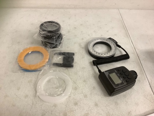 LED Ring Flash Camera Attachment, Appears New - Lot 774