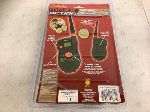 Maxx Action Hunting Series Walkie Talkies, E-Comm Return - Lot 792