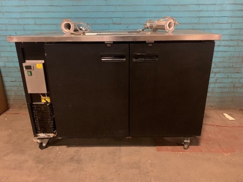 Central Exclusive 69K-132 Draft Beer Dispenser, Two Door, Two Single Head Taps. Works, Used - Lot 15
