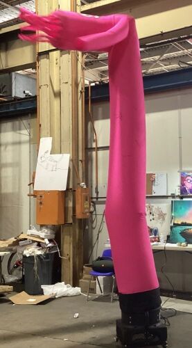 Pink Wacky Waving Inflatable Arm Flailing Tube Man - Lot 53
