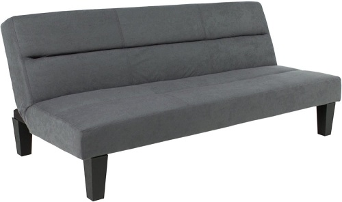 Microfiber Futon Folding Couch Sofa Bed w/ 6" Mattress  - Lot 79