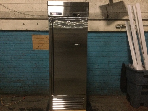 Kratos Refrigeration 69K-765 1 Door Reach-In Freezer, 23 Cu. Ft. For Repair. Does Not Power On - Lot 125