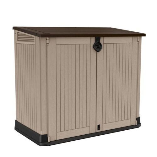 Keter Store-It-Out Midi 30-Cu Ft All-Weather Resin Storage Shed, Beige - Lot 195