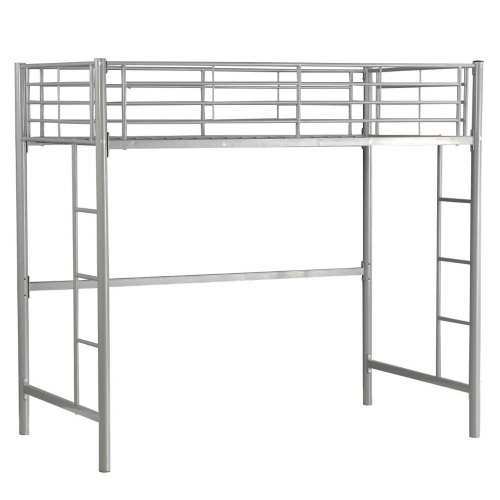 Twin Loft Metal Bunk Bed With Ladder - Lot 231