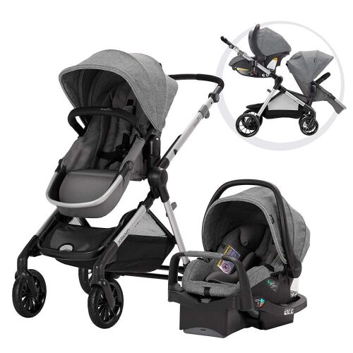 Evenflo Pivot Xpand Modular Travel System with SafeMax Infant Car Seat - Lot 240
