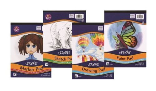 Case of (6) UCreate 9" x 12" Art Pad Bundle, 4 Pack - Lot 346