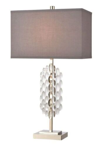 Elk Icy Reception Table Lamp in Clear & Chrome  - Lot 396