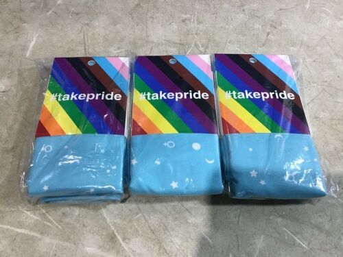 Lot of (3) Standard 2pc Printed Pride Pillowcase Set, Just Be You/Celestial - Lot 417