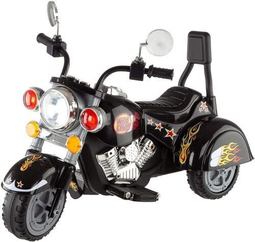 Lil' Rider Kids Motorcycle Ride On 3-Wheel Chopper with Reverse and Headlights - Lot 488