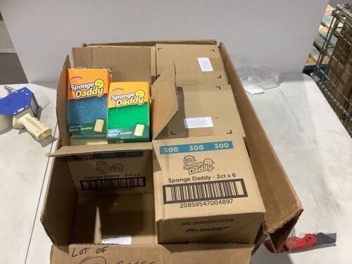 Lot of (10) Cases of ScrubDaddy Sponge Daddy Dual-Sided Sponge Scrubbers - Lot 490