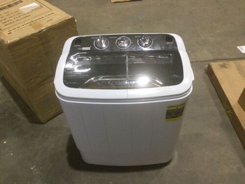 VivoHome 2 in 1 Portable Electric Twin Tub Mini Laundry Washer and Spin Dryer - Lot 567