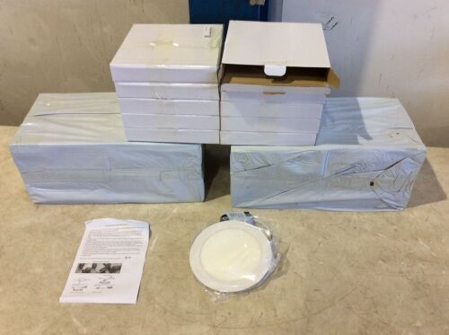 Lot of (30) TKOOFN Recessed LED Flat Panel Ceiling Downlights 12W - Lot 574