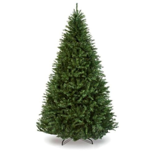 9' Hinged Douglas Full Fir Artificial Christmas Tree w/ Metal Stand - Lot 600