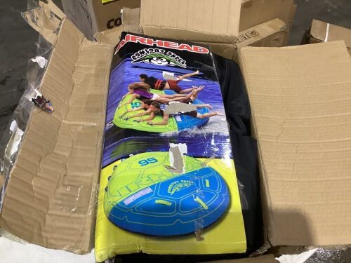 Airhead Comfort Shell 95" Round Inflatable Water Tube Rider  - Lot 649