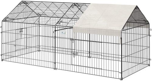 PawHut 87” x 41” Outdoor Metal Pet Enclosure - Lot 669