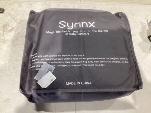 Syrinx Weighted Blanket, Unknown Weight  - Lot 728