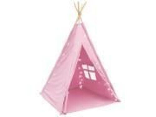 6FT Kids Light Up Teepee Play Tent w/ Carry Case, Mat - Lot 852