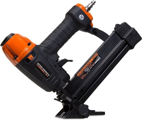 WEN 61741 4-in-1 18-Gauge Pneumatic Flooring Nailer and Stapler with Case - Lot 854