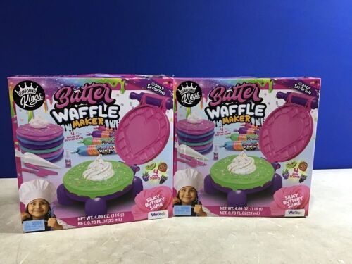Lot of (2) Compound Kings Butter Bakery Waffler Slime Toys - Lot 1131
