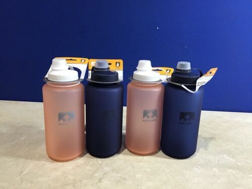 Lot of (4) Nathan BigShot 32oz Leak Proof Water Bottles - Lot 1153