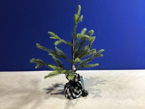 Lot of (16) Small Green Tree w/ Fabric Base  - Lot 1167
