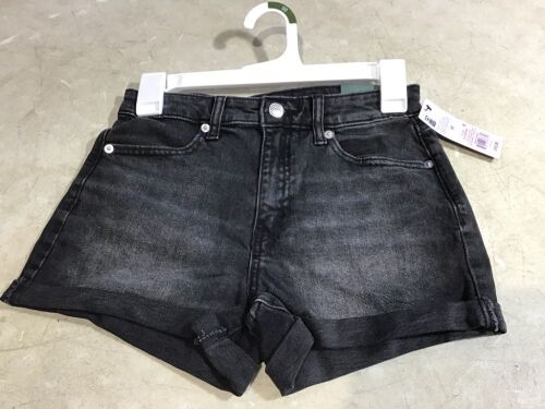 Case of (12) Wild Fable Black Denim Highest Rise Shorts, Size 00  - Lot 1196