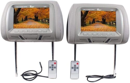 Tview 7-Inch Car Headrest Monitors, Set of 2  - Lot 27