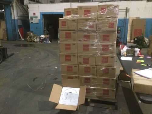 Pallet of (72) Vintage Glass Hanging Light Fixtures  - Lot 63