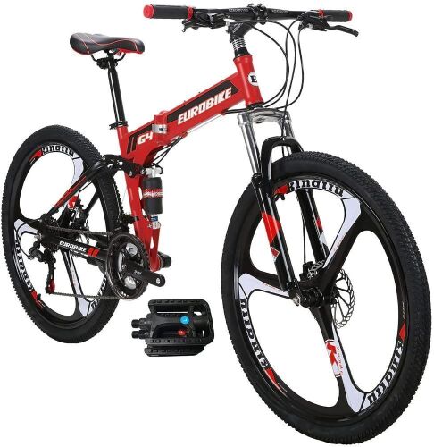 Eurobike G4 21 Speed Folding Mountain Bike 26" - Lot 114