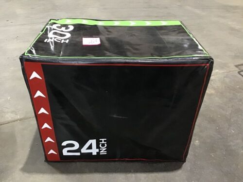 BalanceFrom 3 in 1 20 Inch 24 Inch 30 Inch Foam Plyometric Box Jumping Exercise - Lot 142