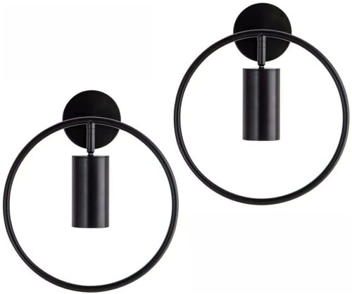 BOKT Modern Mid Century Wall Sconces Metal Circular Wall Mount - Lot 149