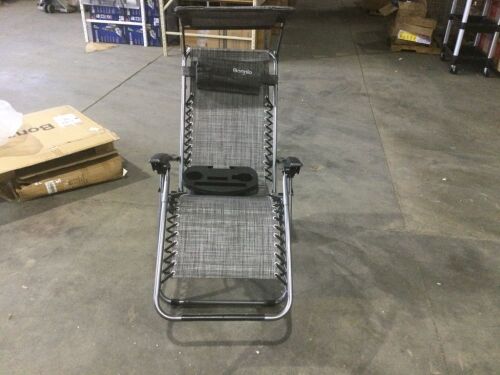Bonnlo Zero Gravity Patio Chair with Canopy  - Lot 320
