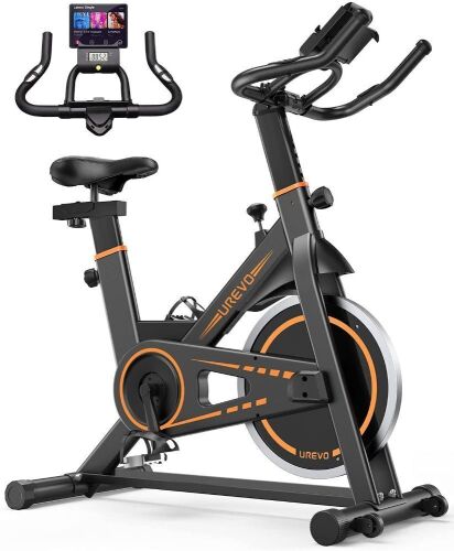 Urevo Indoor Stationary Exercise Bike - Lot 322