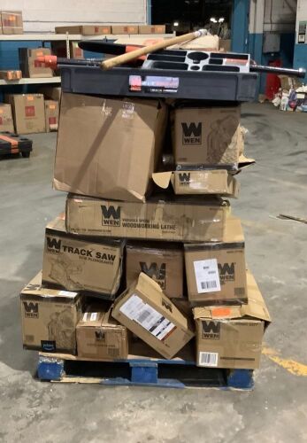 Salvage Pallet of Tools - Items Will Be Broken, Damaged or Incomplete.  - Lot 347