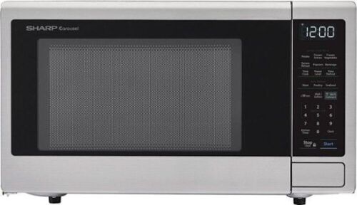 Sharp Carousel 1.4 Cu. Ft. Microwave with Amazon Alexa, Stainless Steel - Lot 392