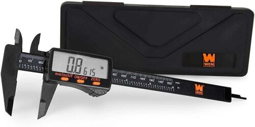 WEN 10761 Electronic 6.1-Inch Digital Caliper with LCD Readout and Storage Case - Lot 504