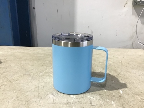 Lot of (8) Stainless Steel Coffee Mugs  - Lot 555