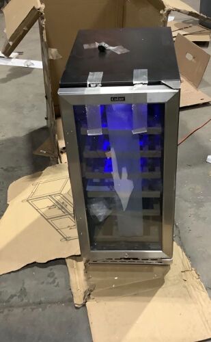 Colzer Wine Cooler - Inner Glass is Broken  - Lot 574