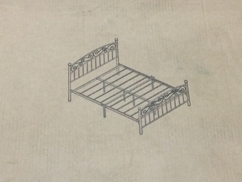 Queen Size Metal Bed Frame  - Lot 688