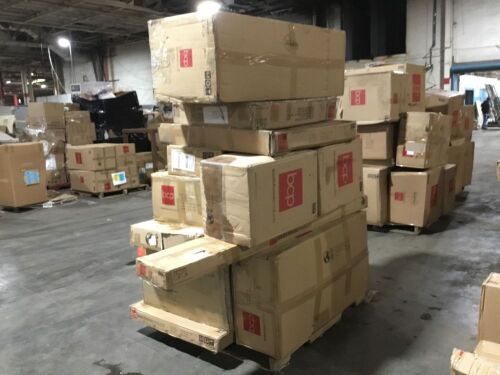 Pallet of BCP Mismatched A/B/C Boxes  - Lot 755