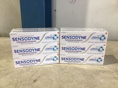 Case of (12) Sensodyne Complete Toothpaste, 3.4oz - Lot 786