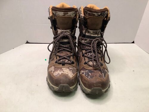 SHE 600 gram camo boots size 8 ecommerce return waterproof - Lot 195