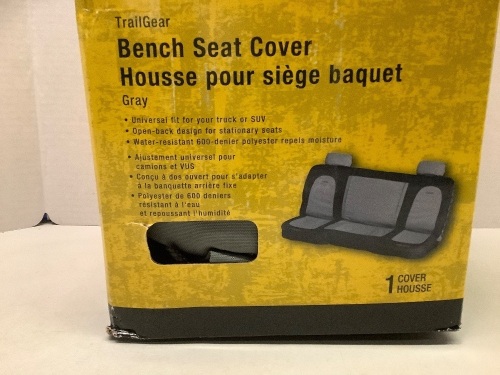 Trail Gear Bench Seat Cover, Ecommerce Return, Box Damaged - Lot 238