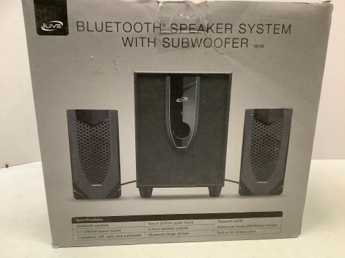 Bluetooth Speaker System with Subwoofer, Powers On, Appears New - Lot 247