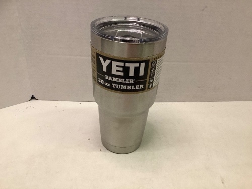 Yeti Rambler 30oz Tumbler, Lid Missing Piece, Ecommerce Return - Lot 254a