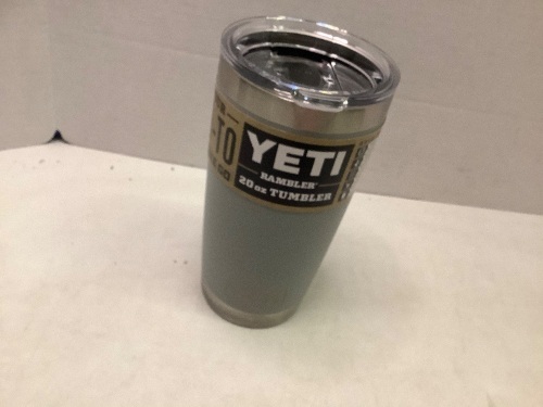 Yeti Rambler 20oz Tumbler, Missing Lide Piece, Ecommerce Return - Lot 260