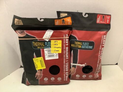 Lot of (2) Men's Thermal, Medium, Appears New - Lot 523
