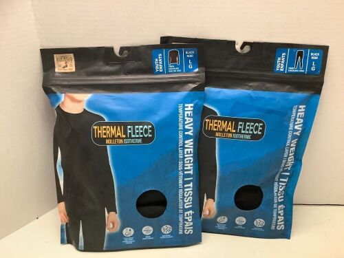 Lot of (2) Youth Thermal, Large, Appears New - Lot 530