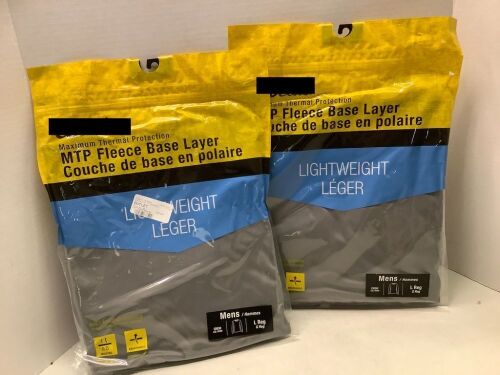 Lot of (2) MTP Fleece Base Layer, Appears New - Lot 547