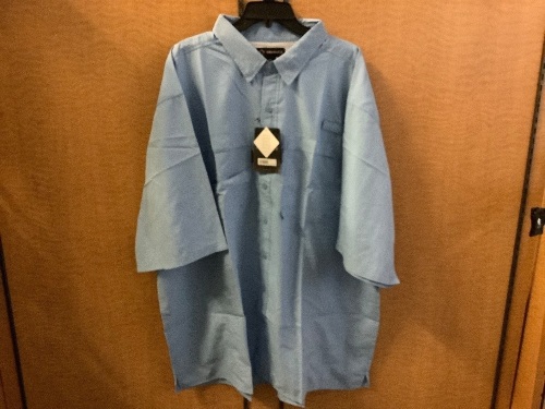 Dri Duck Men's Vented Short Sleeve Shirt, 4XL, Appears New - Lot 557